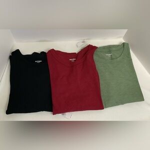 3 NWT OLD NAVY L/S EVERYWEAR T-SHIRTS - SZ XXL